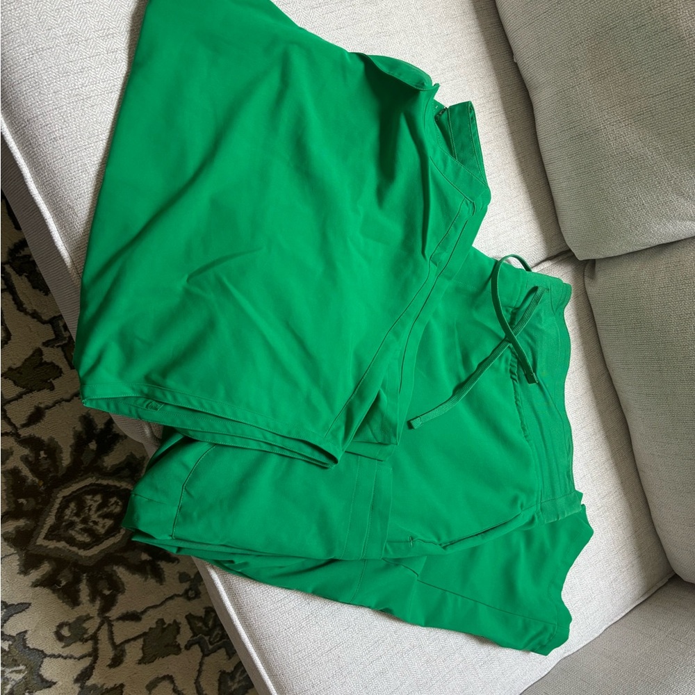 Emerald green Mandala scrub set